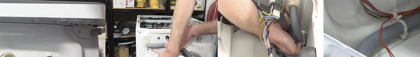 Инструкция по замене сливного шланга п. 1-4