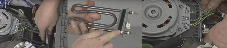 Руководство по замене тэна в посудомоечной машине п. 17-19