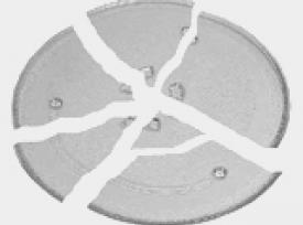 Розбилася тарілка мікрохвильової печі