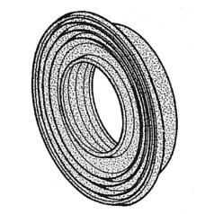 Сальник для стиральной машины 35x65/76x13 GPF ELECTROLUX 8996454305377