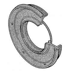 Сальник для стиральной машины 40,2x72/80x8/13 GPF ELECTROLUX 1240244002