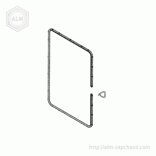 Уплотнитель двери духовки ELECTROLUX 50020733007