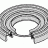 Сальник для стиральной машины 40,2x60/86x10,5/16 GPME ELECTROLUX 50680517005