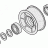 Комплект пластиковых шкивов для сушильной машины ELECTROLUX 899647408103
